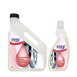 EASY WIPE SUPERFLUSH POWER - Agent detartrant pentru desfundarea scurgerilor dupa lucrari de amenajare